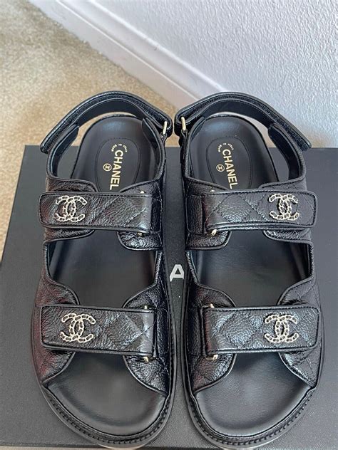 cheap replica chanel sandals|how to authenticate chanel shoes.